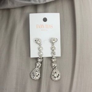 David’s Bridal wedding earrings